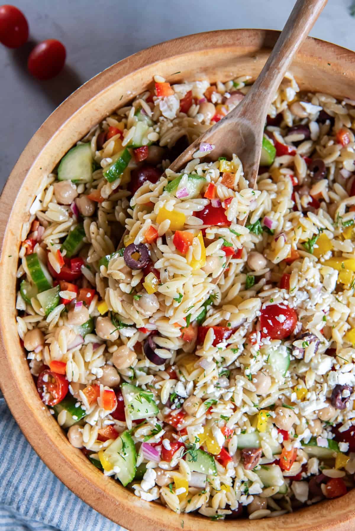 Greek Orzo Pasta Salad
